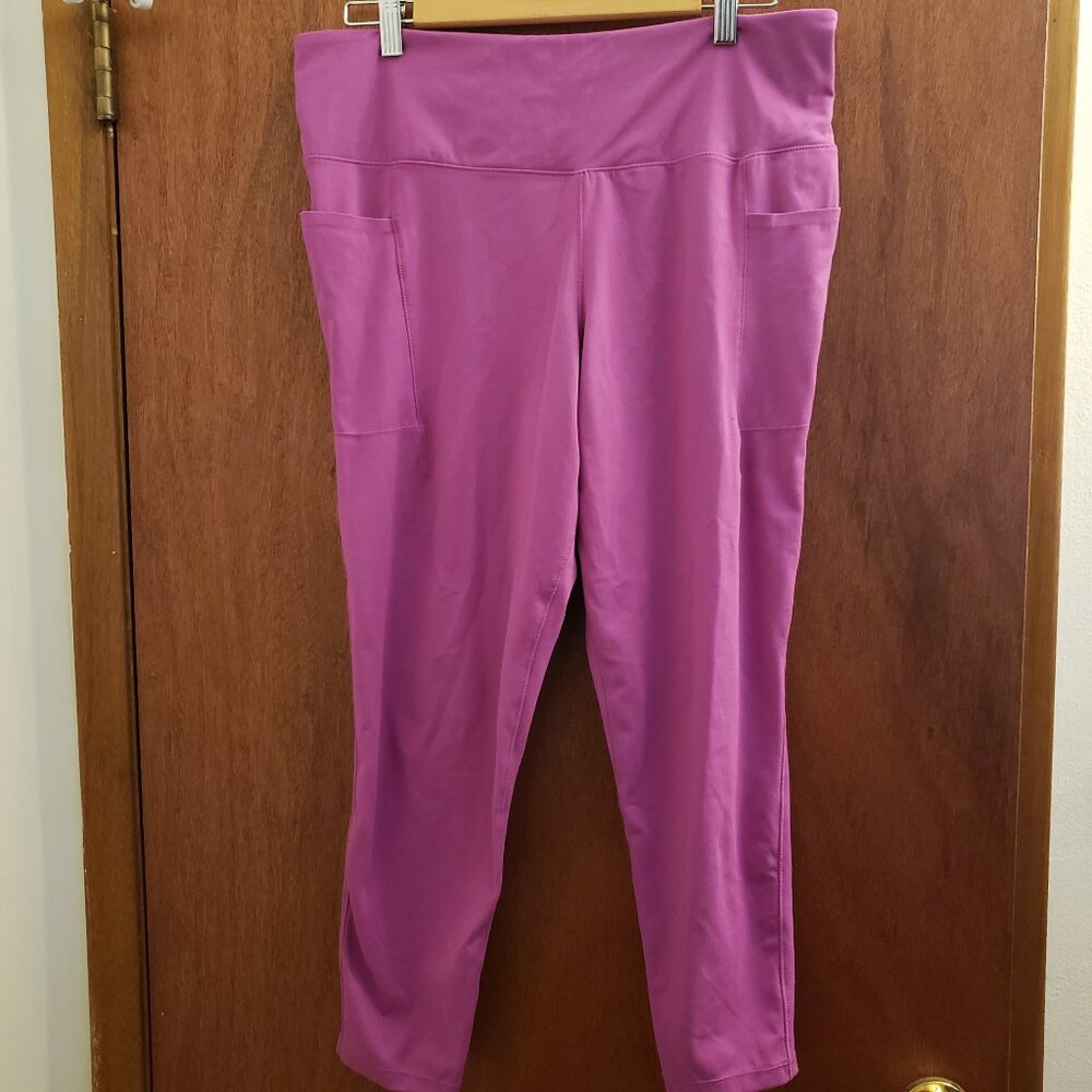 Danskin Womens High Rise Midweight Legging Pants Size XXL